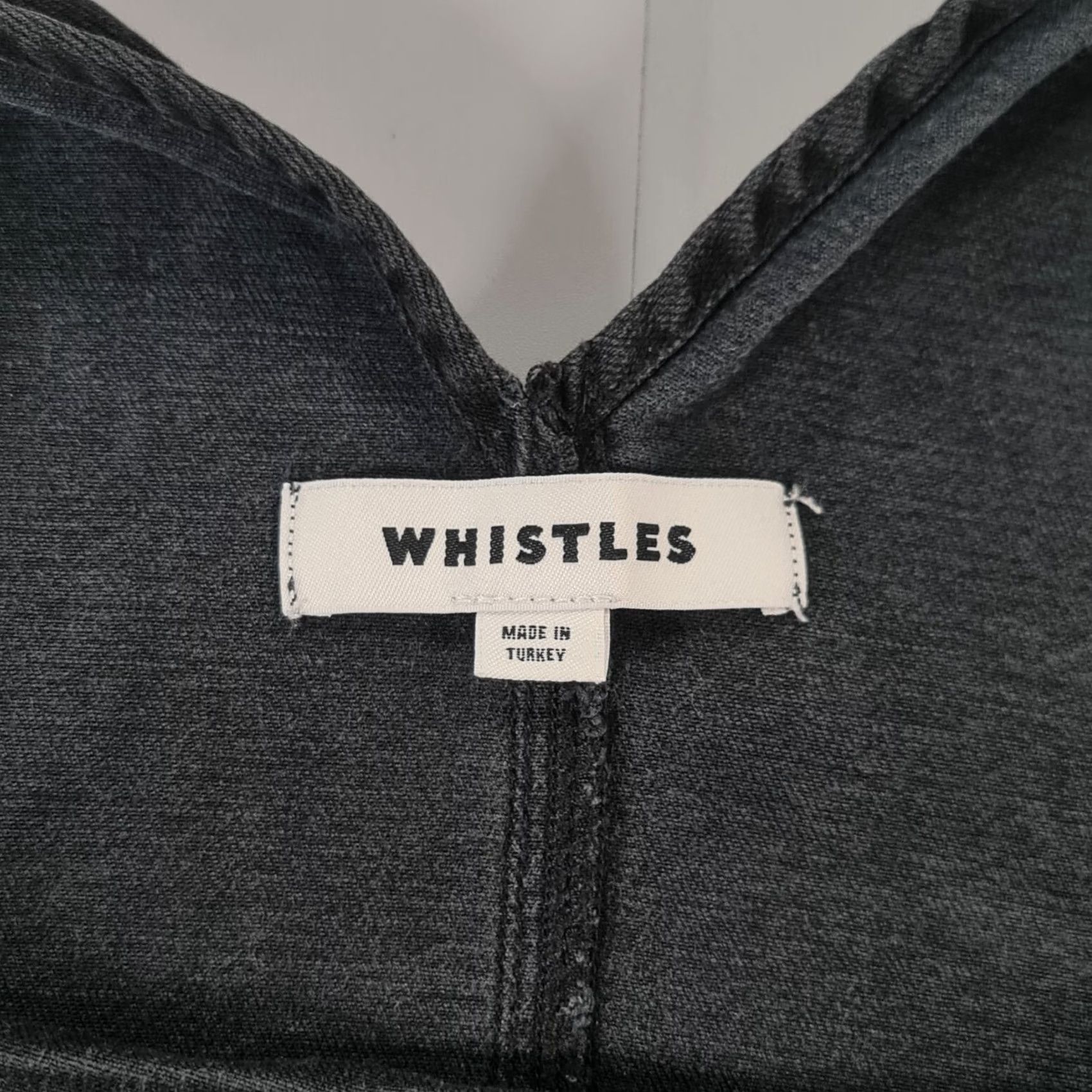 Whistles Whistles Denim Dungarees Black 27 Sleeveless Overalls Womens Regular Dungaree Cotton Blend Pockets Modern City 90s Theme Womens Size 27" / US 4 / IT 40 - 6 Thumbnail
