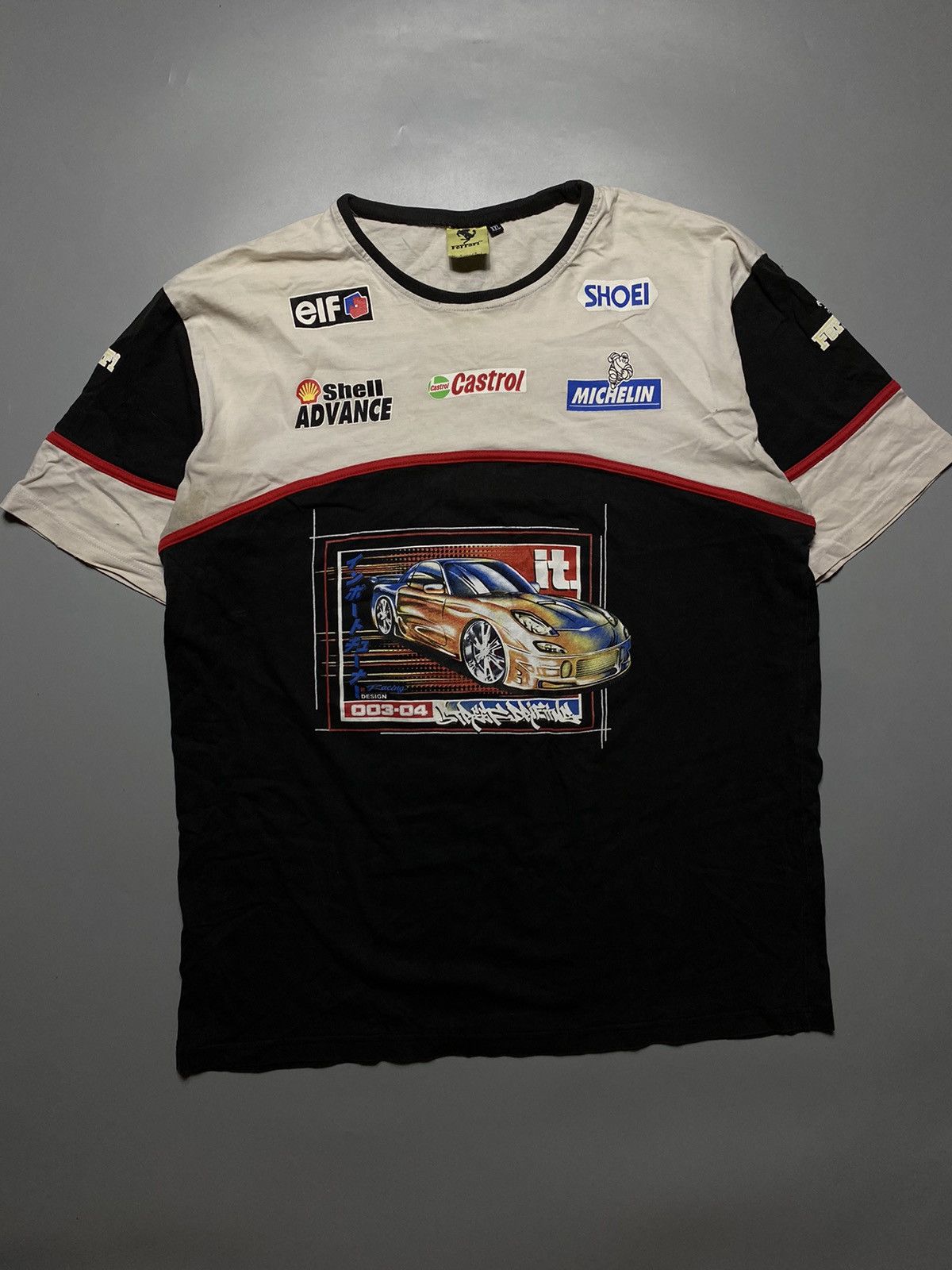 Ferrari × Vintage RARE! Ferrari F-1 1996 racing t-shirt Size US XL / EU 56 / 4 - 1 Thumbnail