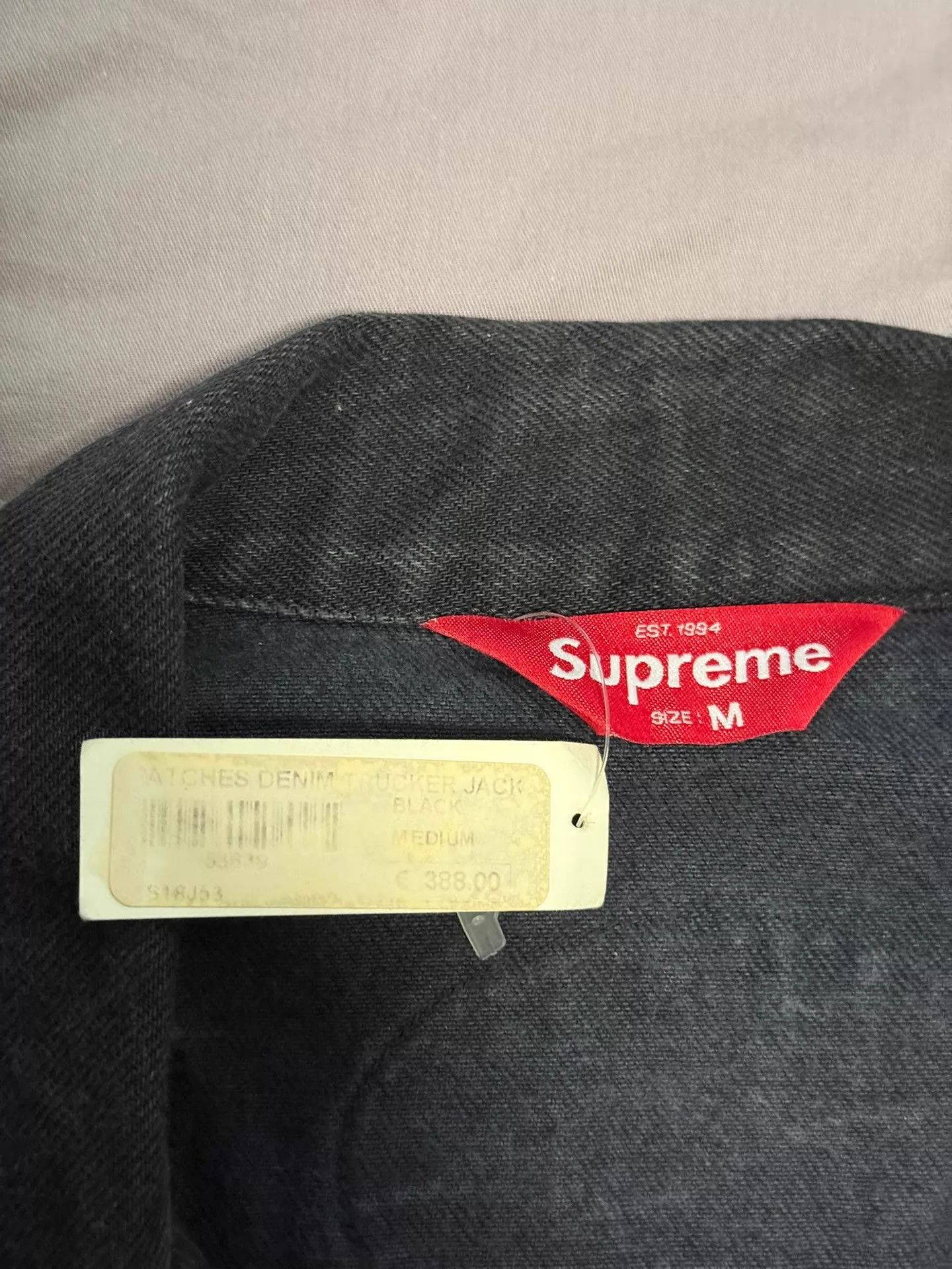 Supreme Supreme Patches Denim Work Jacket Black M NWT Size US M / EU 48-50 / 2 - 5 Thumbnail