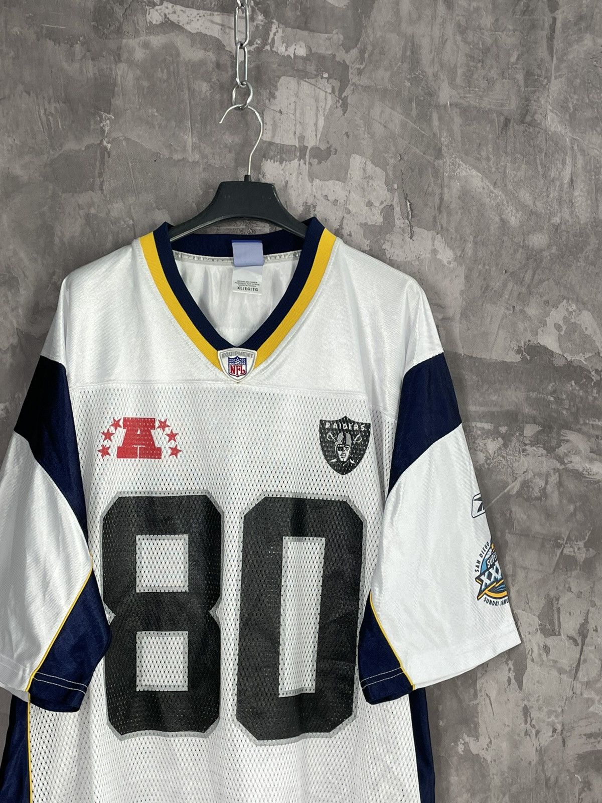 NFL × Reebok Oakland Raiders Jerry Rice Super Bowl Reebok Jersey X Large Size US XL / EU 56 / 4 - 4 Thumbnail