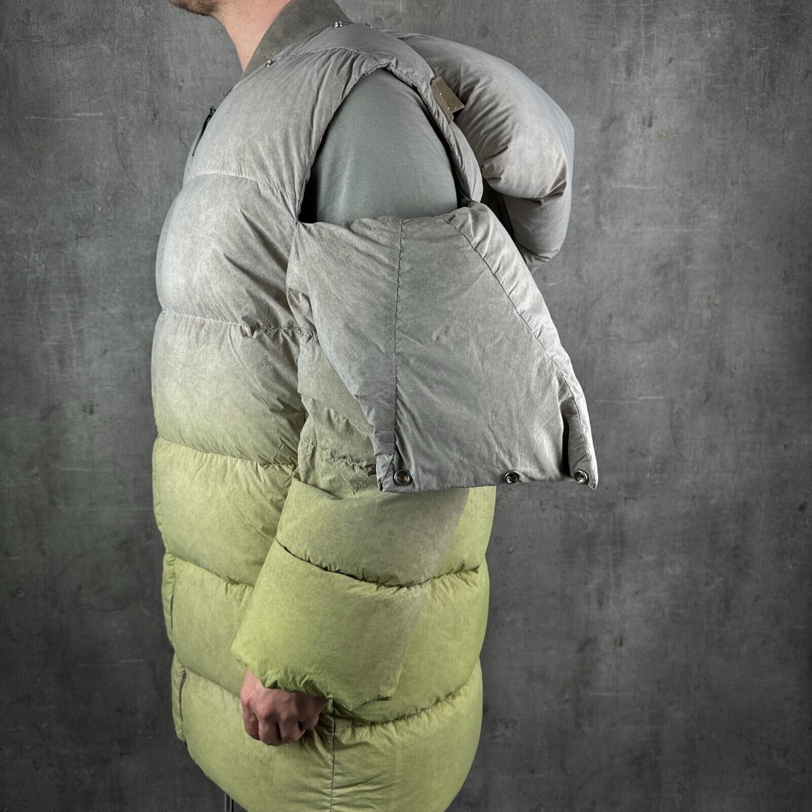 Moncler × Rick Owens RICK OWENS x Moncler FW23 Convertible Parka Funnel Neck Coat Size US S / EU 44-46 / 1 - 5 Thumbnail