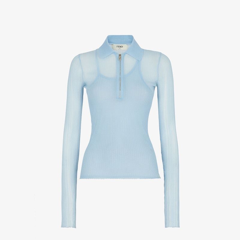 Fendi o1s1wg110426 Pullover in Light Blue Size M / US 6-8 / IT 42-44 - 1 Thumbnail