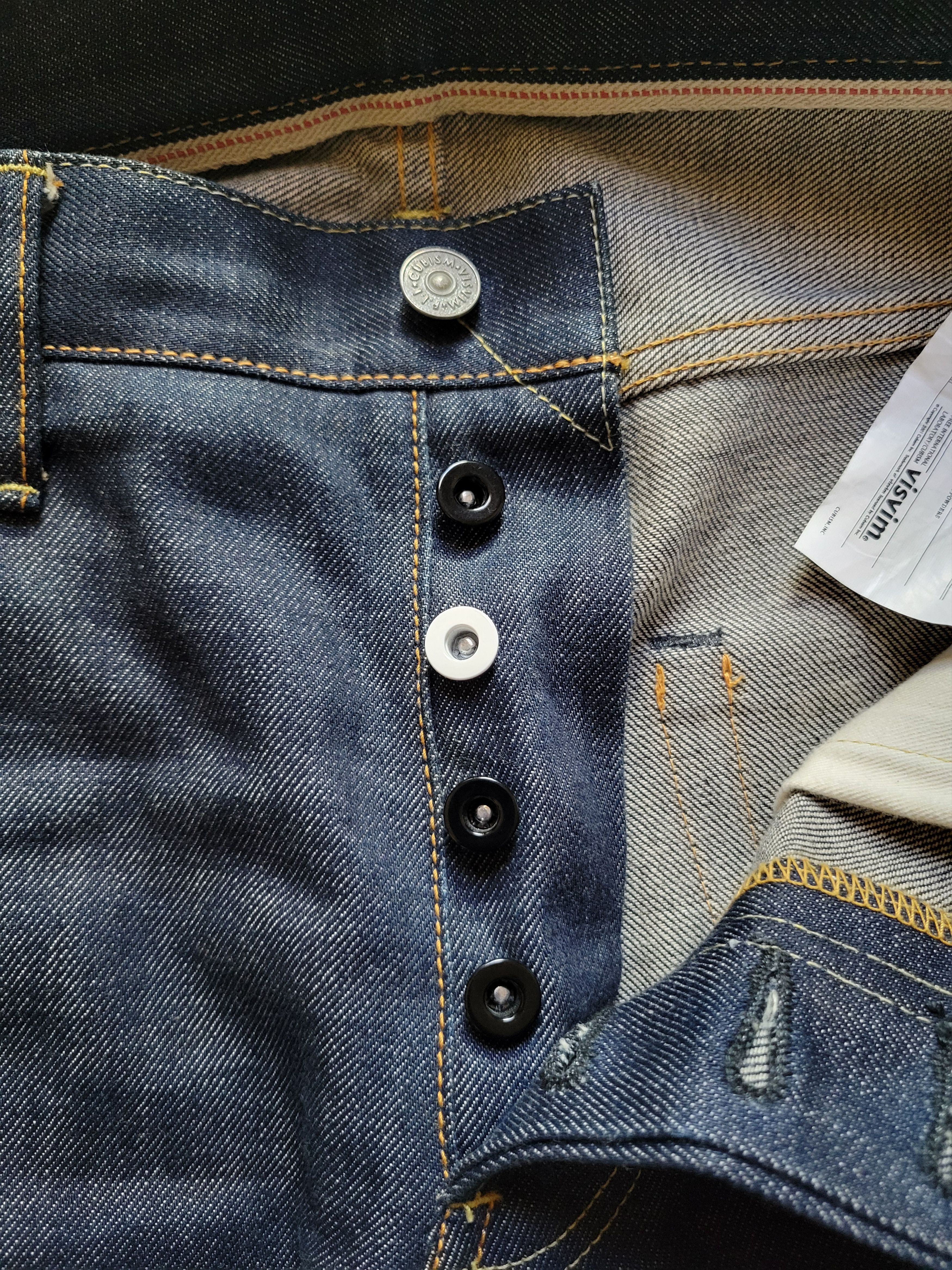 Visvim 01.2R/01 Slim Raw, Unwashed Denim Size US 30 / EU 46 - 8 Thumbnail