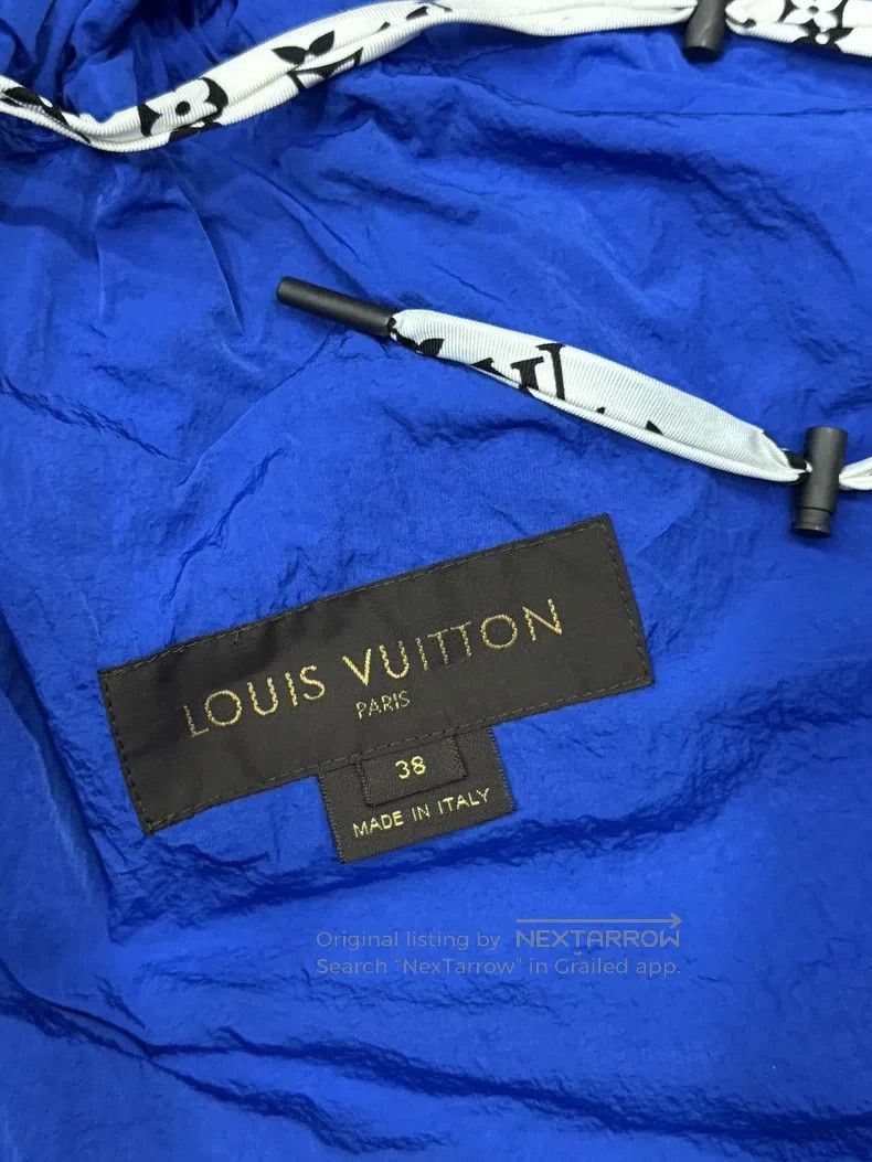 Louis Vuitton Louis Vuitton Blue presbyopic drawstring zip jacket Size XS / US 0-2 / IT 36-38 - 5 Thumbnail