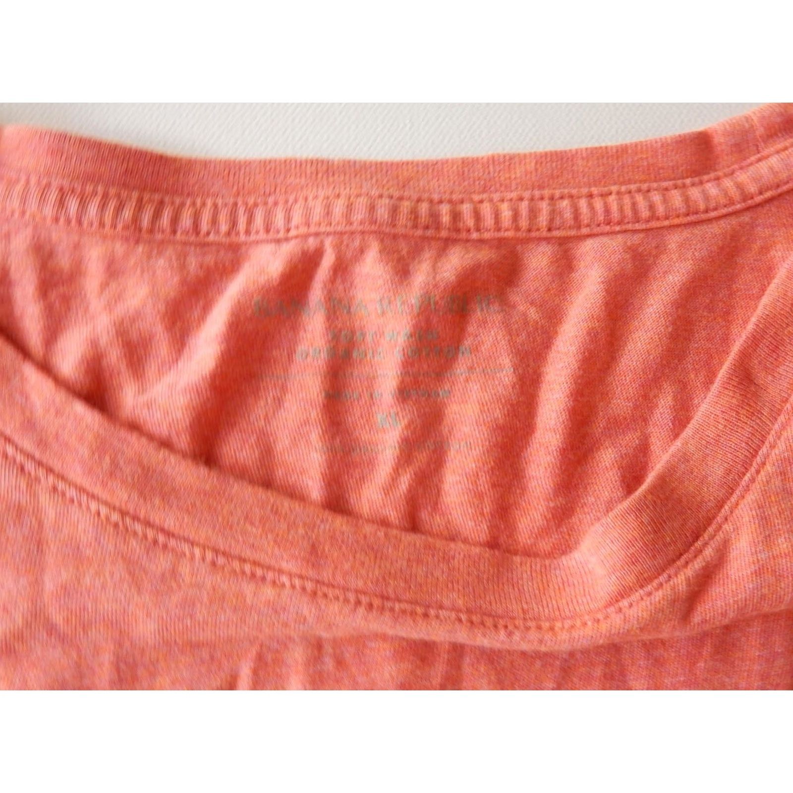 Banana Republic Banana Republic T-Shirt MEN XL Short Sleeve Cotton Solid Pink 29.5" Length XS? Size US XL / EU 56 / 4 - 2 Thumbnail