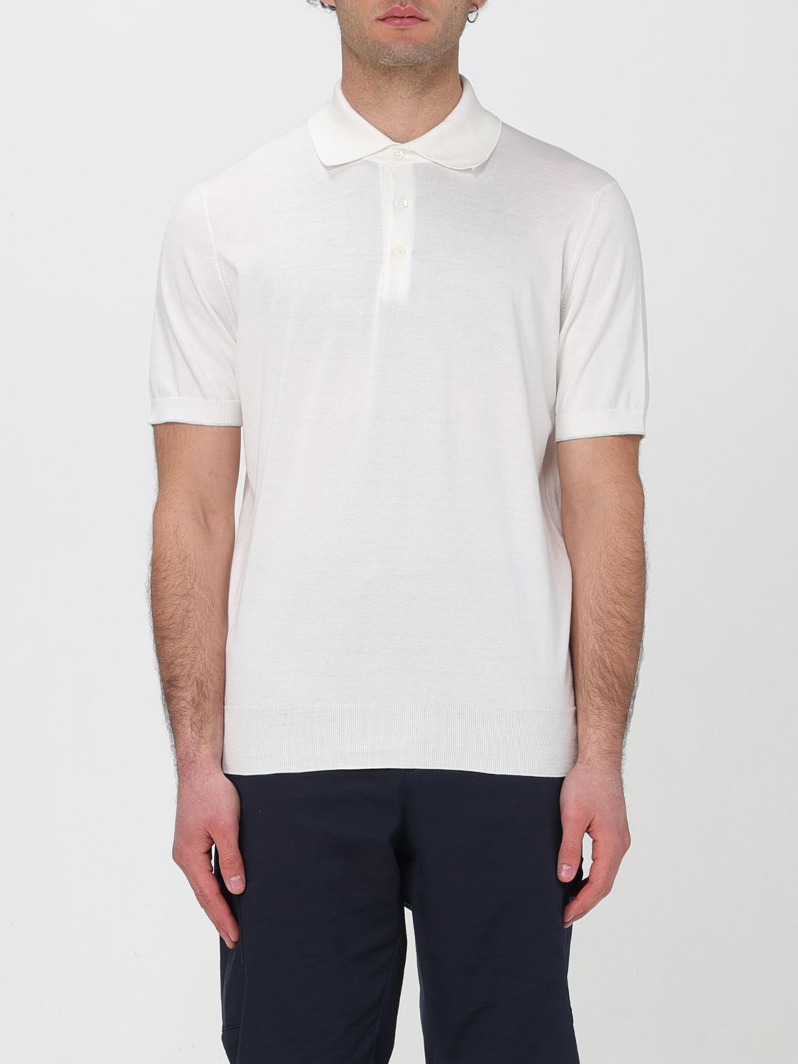 image of Brunello Cucinelli Polo Shirt Men White (Size XL)