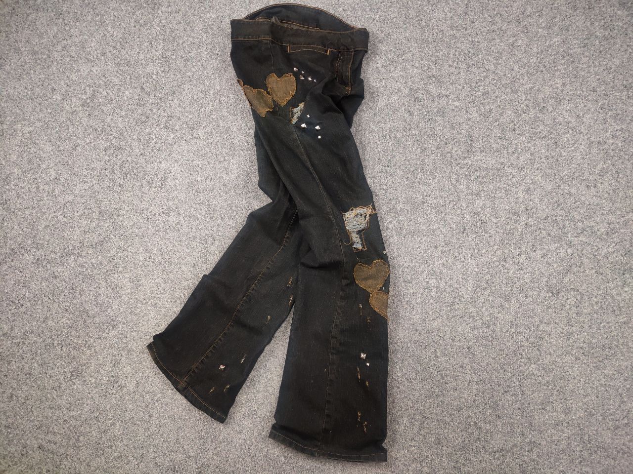 If Six Was Nine Vintage LGB Y2K Flared Low Rise Denim Jeans if six was nine Size 30" / US 8 / IT 44 - 3 Thumbnail