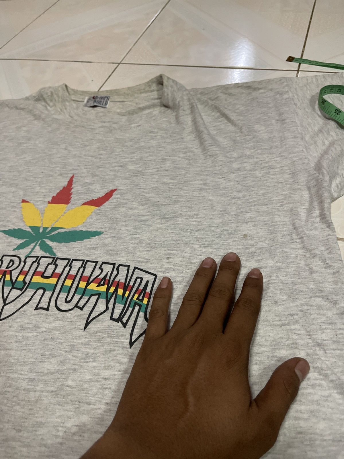 Vintage Vintage Marijuana Rasta Shirt🔥🔥🔥 Size US XL / EU 56 / 4 - 8 Thumbnail