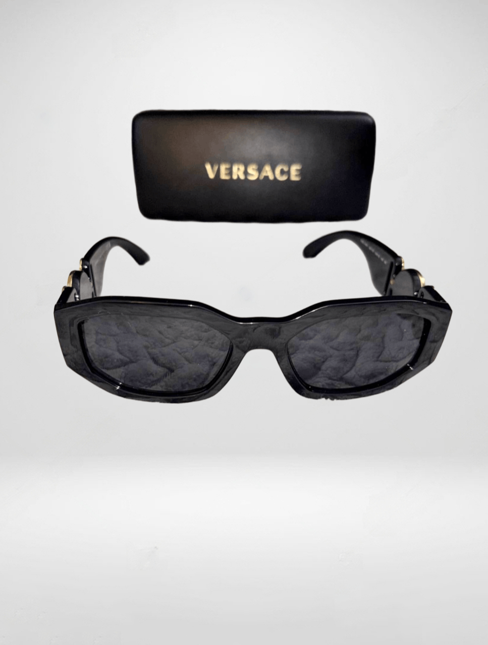 Versace Versace VE4361 Medusa Sunglasses Black/Gold – Authentic Size ONE SIZE - 2 Thumbnail