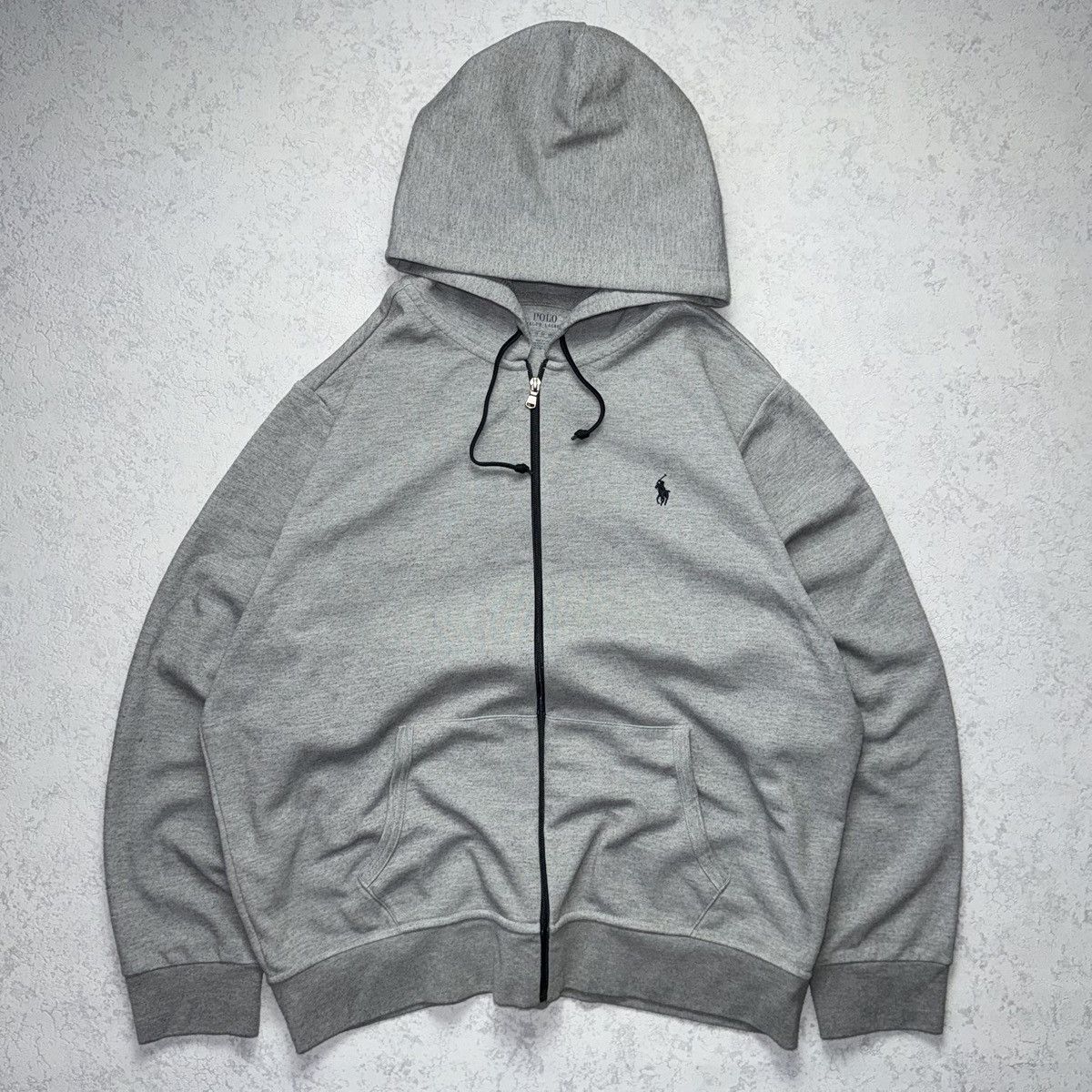 Polo Ralph Lauren Oversized Y2K Ralph Lauren Polo Zip Hoodie Small Logo Size US XL / EU 56 / 4 - 1 Thumbnail