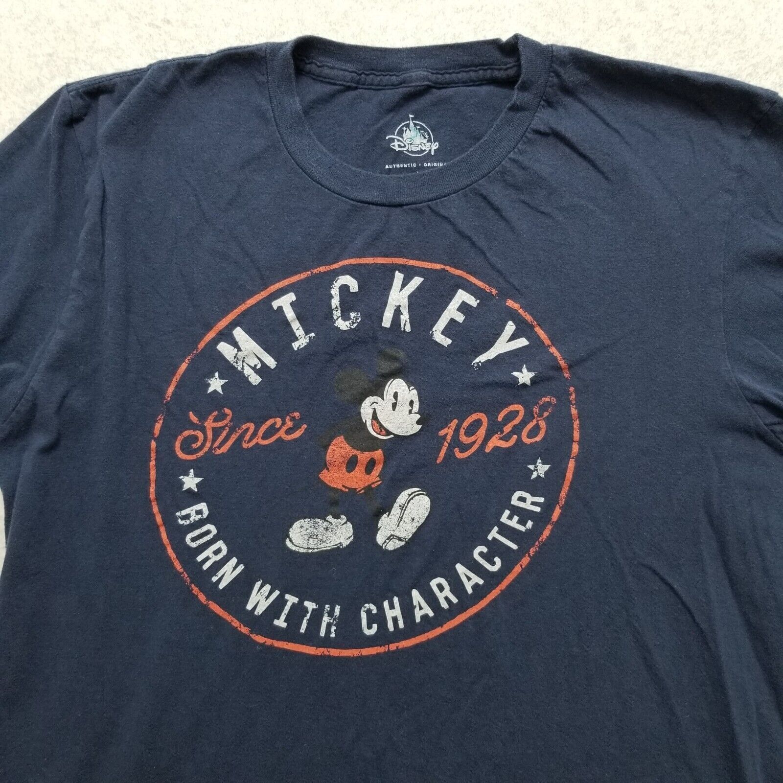 Disney Disney Mickey Mouse Shirt Mens Large Blue Short Sleeve Size US L / EU 52-54 / 3 - 2 Thumbnail