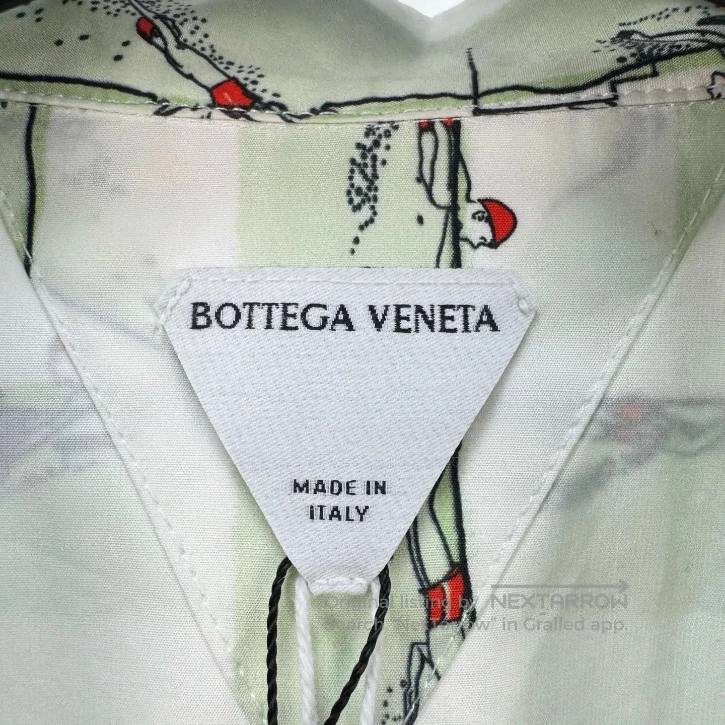 Bottega Veneta Bottega Veneta Puppy Stripe Short-Sleeve Shirt. Size US L / EU 52-54 / 3 - 5 Thumbnail