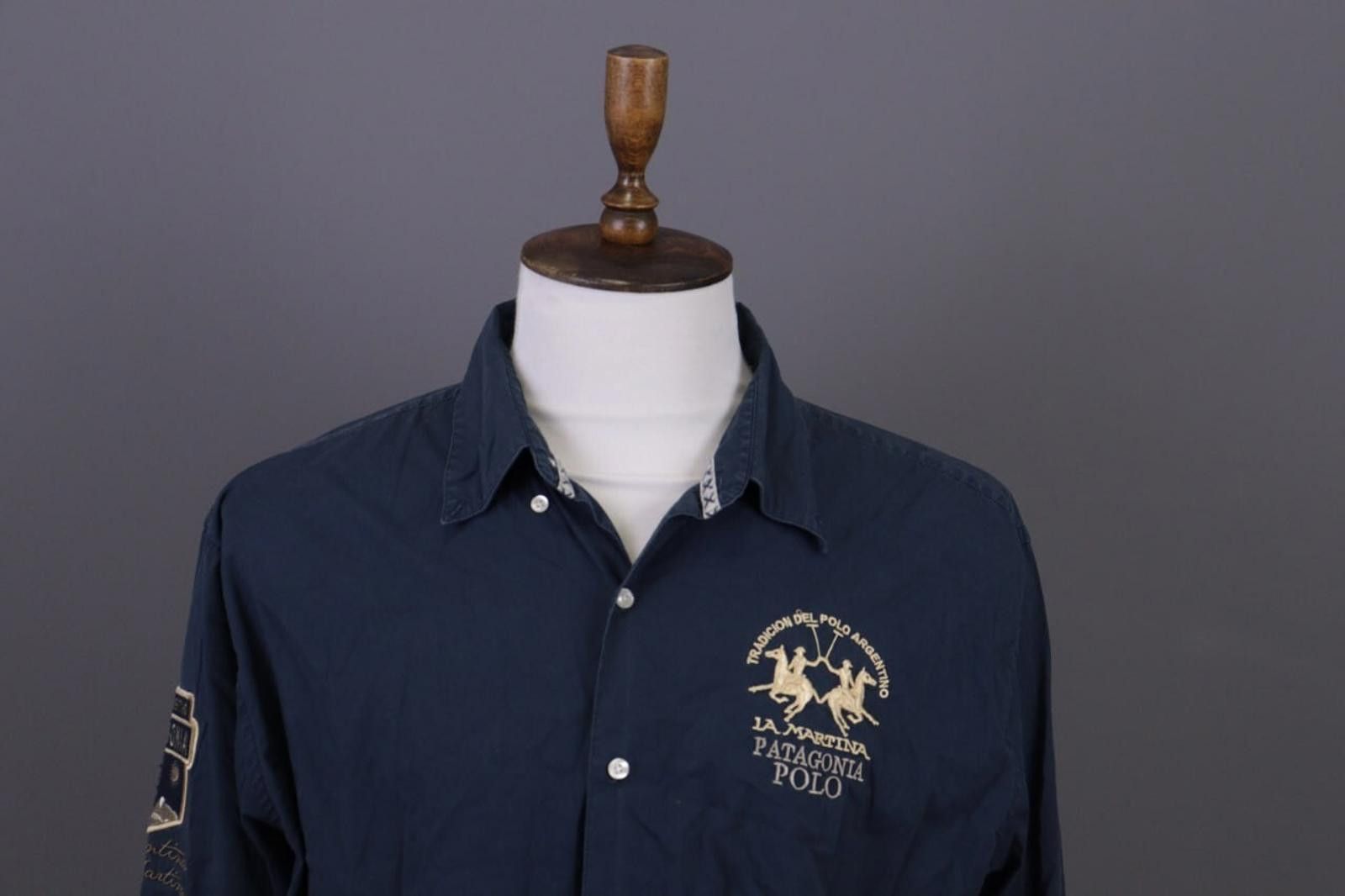 La Martina LA MARTINA Buenos Aires Slim Fit Tour #3 Shirt Size 3XL Size US XXL / EU 58 / 5 - 3 Thumbnail