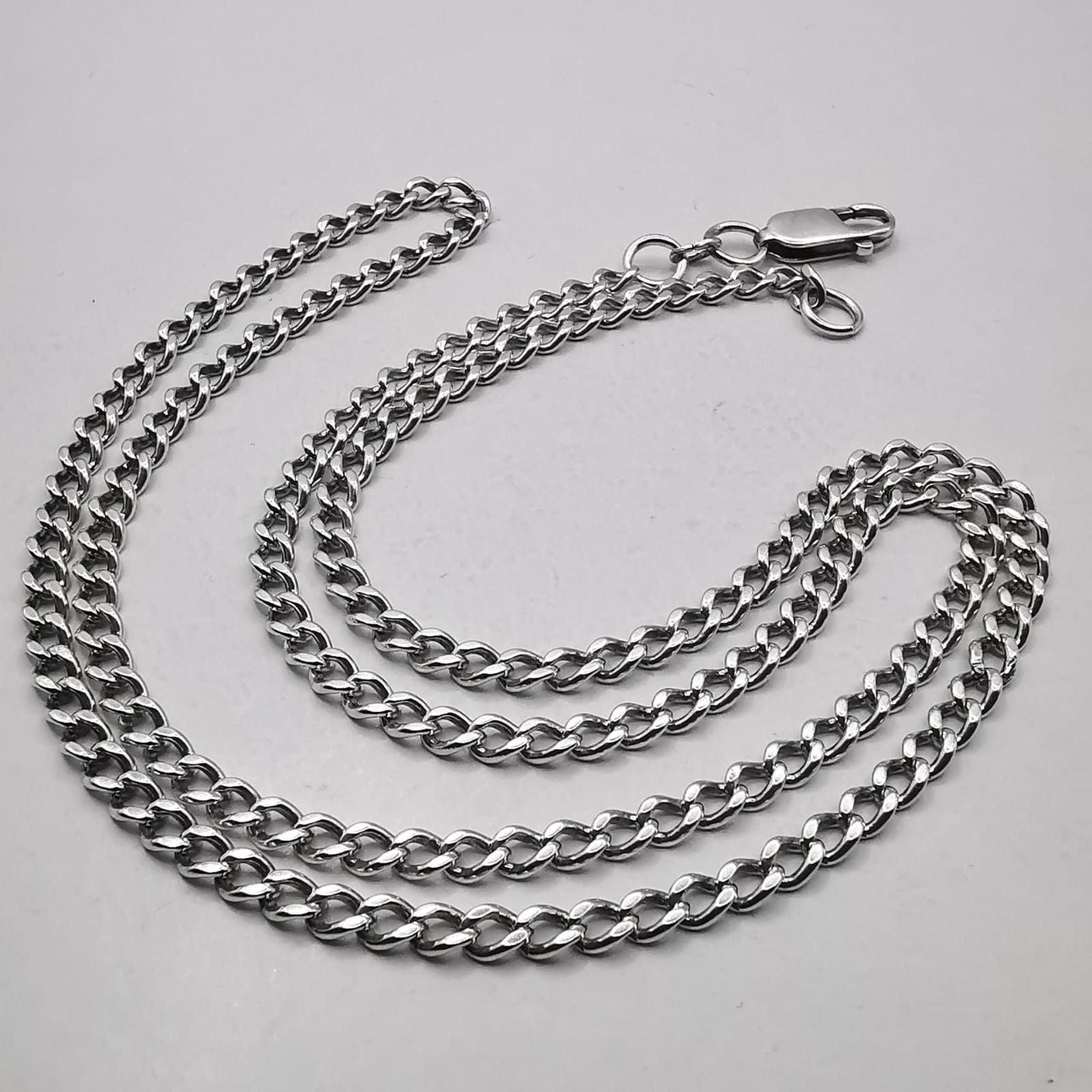 Jewelry Chain, 925 Sterling Silver, Signed 14.01G, Men's