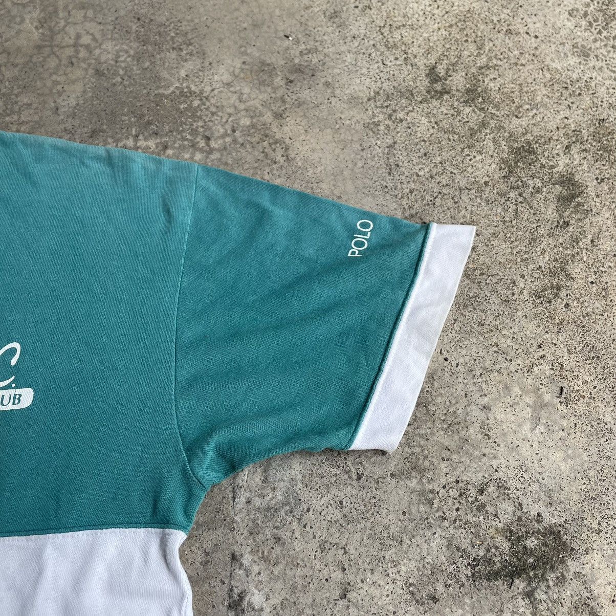 Polo Ralph Lauren × Vintage 🔥Rare🔥Vintage Polo Club Big Logo Spellout Rugby Polo Shirts Size US L / EU 52-54 / 3 - 5 Thumbnail