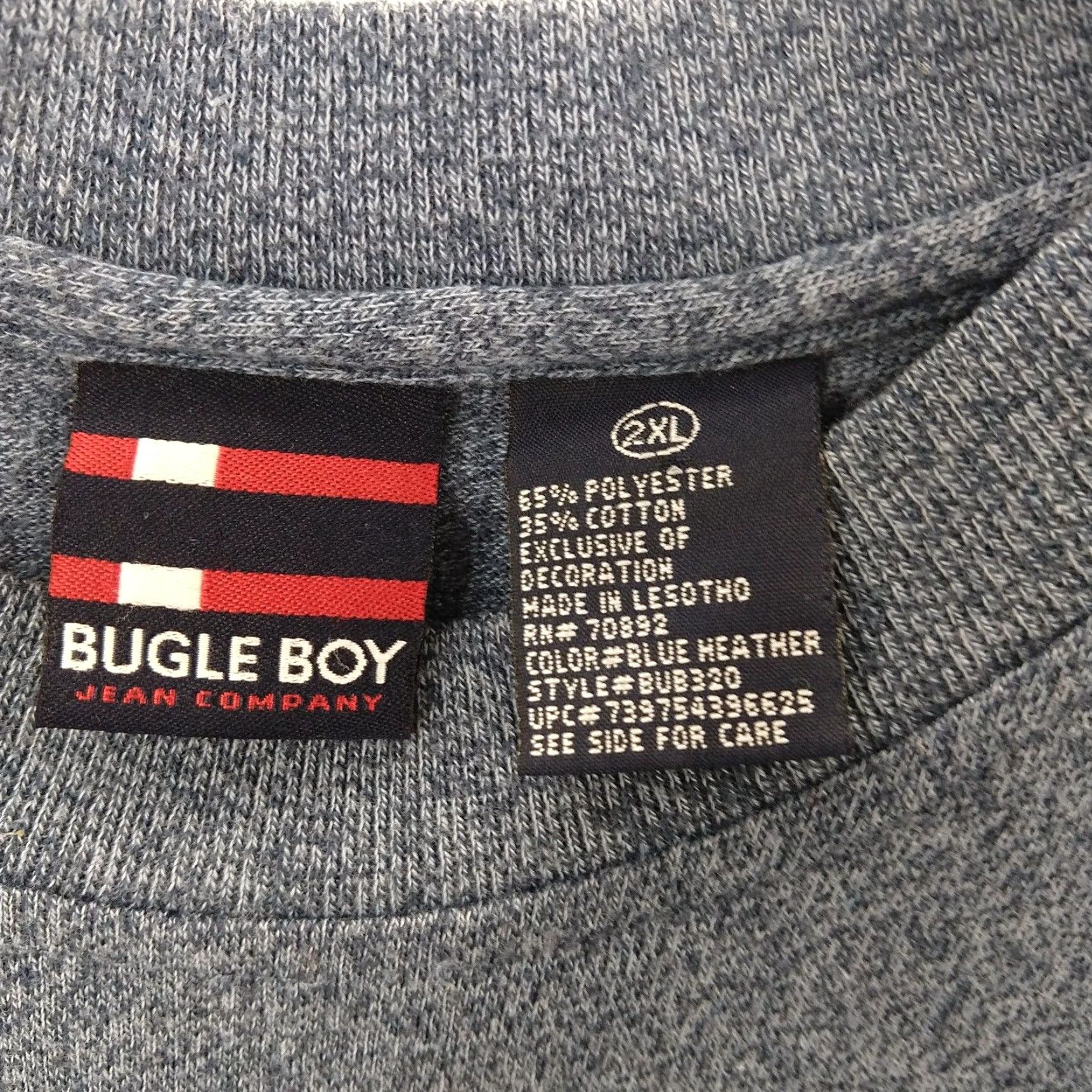 Vintage VINTAGE Bugle Boy Company Shirt 2XL Gray Short Sleeve Collared 90s Mens Size US XXL / EU 58 / 5 - 6 Thumbnail