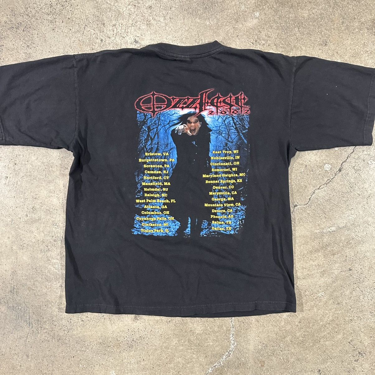 Ozzy Osbourne Ozzy Osbourne OzzyFest 2002 Tee Size US XL / EU 56 / 4 - 6 Thumbnail