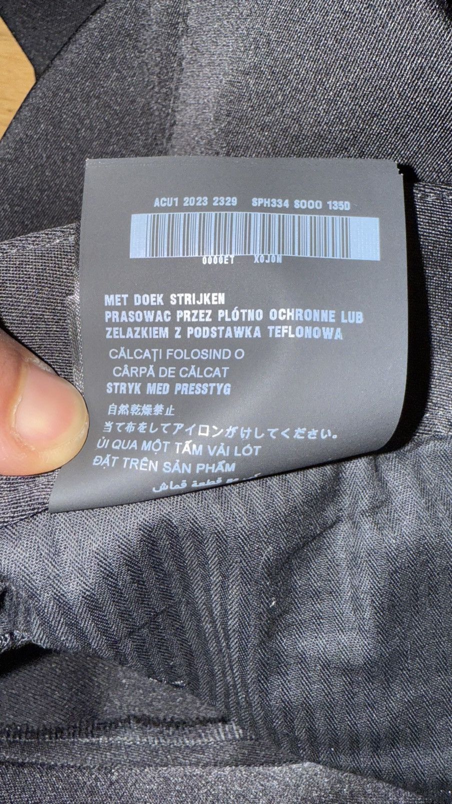 Prada Prada - Black Silk & Cotton Logo Plaque Pants Size US 34 / EU 50 - 12 Thumbnail