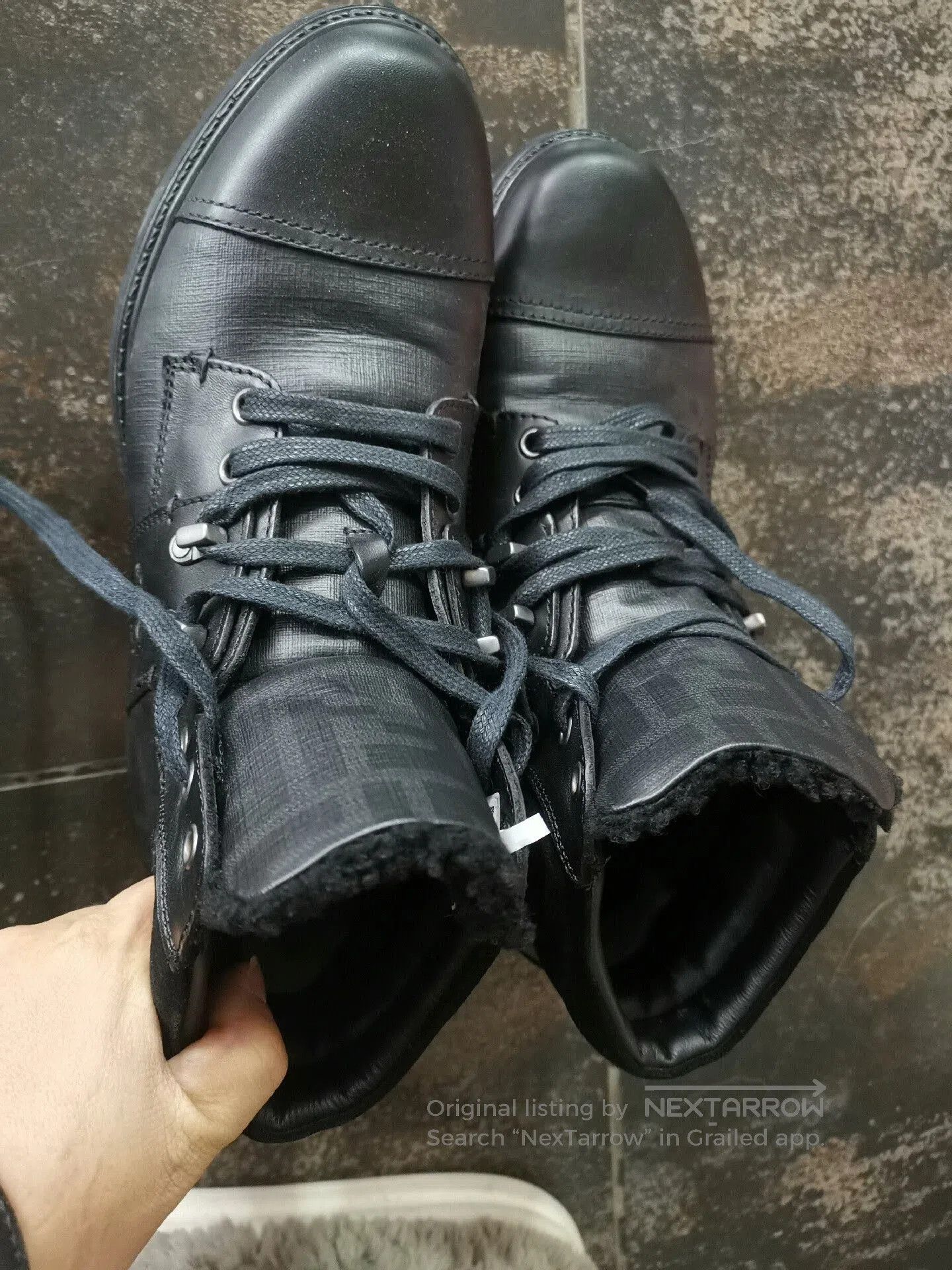 Fendi Fendi Black Shearling Mid-Calf Boots. Size US 6 / EU 39 - 6 Thumbnail
