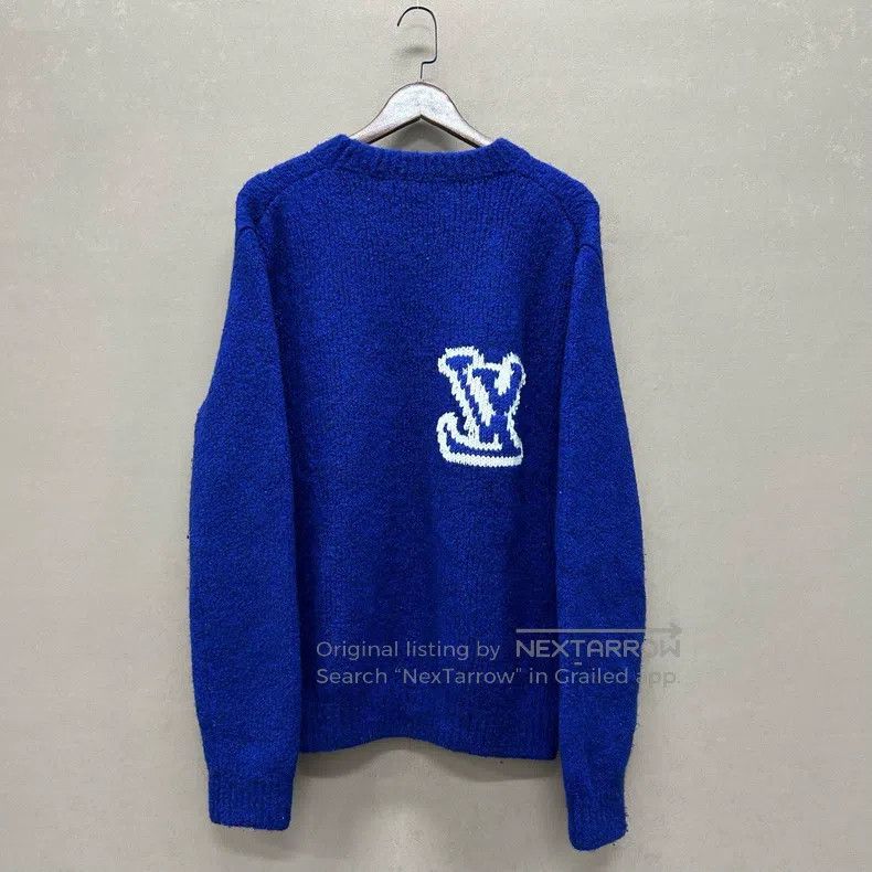 Louis Vuitton Old flower logo teddy sweater