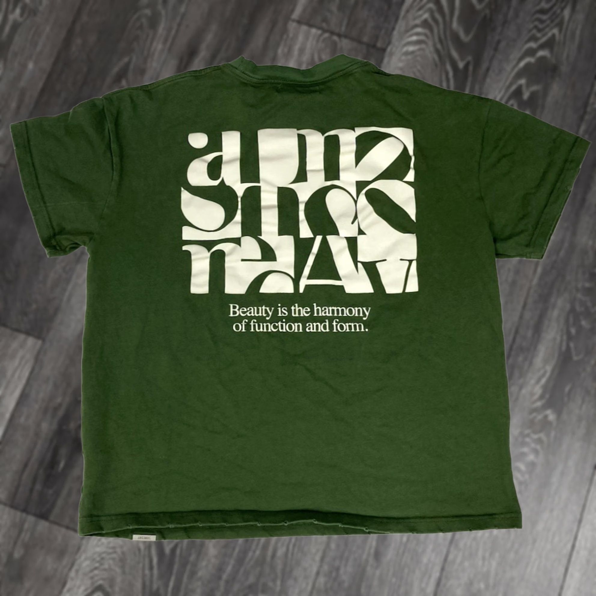 Vintage Almost Someday Graphic T-shirt Men L Green Distressed Short Sleeve Crew Neck Logo Regular Size US L / EU 52-54 / 3 - 1 Thumbnail