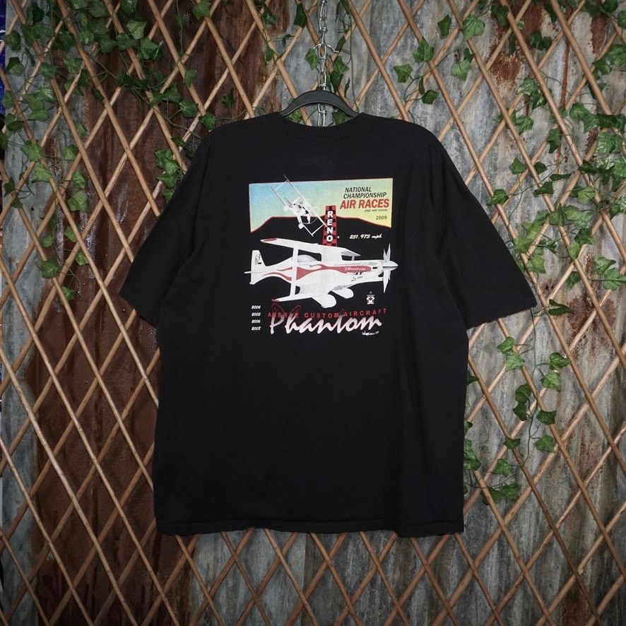 Vintage XXL - Vintage / Y2K ABERLE aircraft phantom race 00s t-shirt Size US XXL / EU 58 / 5 - 3 Thumbnail