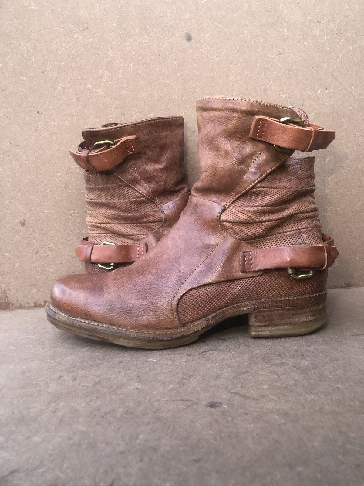 A.S.98 A.S 98 Brown Calfskin Leather Women’s Boots Size 37 Size US 6.5 / IT 36.5 - 6 Thumbnail