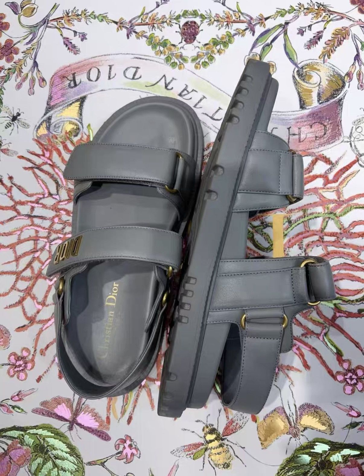 Dior Dior women's Velcro sandals J38 Size US 8 / IT 38 - 3 Thumbnail