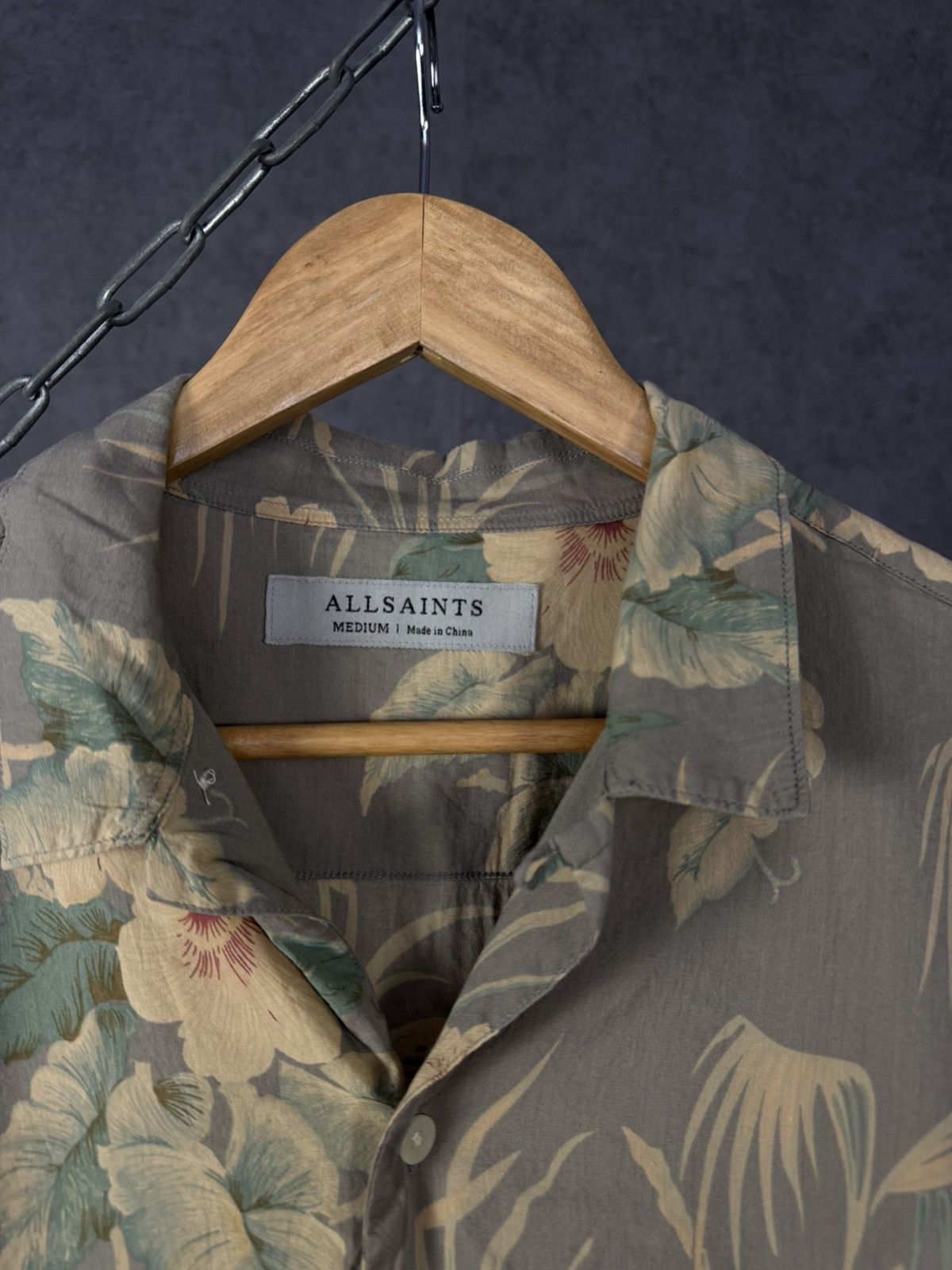 Allsaints Allsaints designer Hawaiian crazy shirt Size US M / EU 48-50 / 2 - 3 Thumbnail