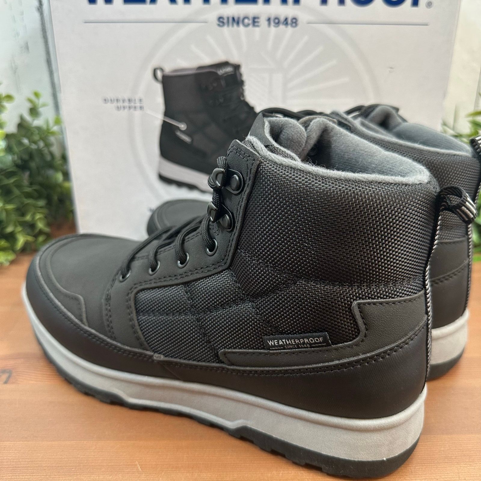 Weatherproof Weatherproof Men's Jenkins Black Sneaker Boots Size 8 Size US 8 / EU 41 - 5 Thumbnail