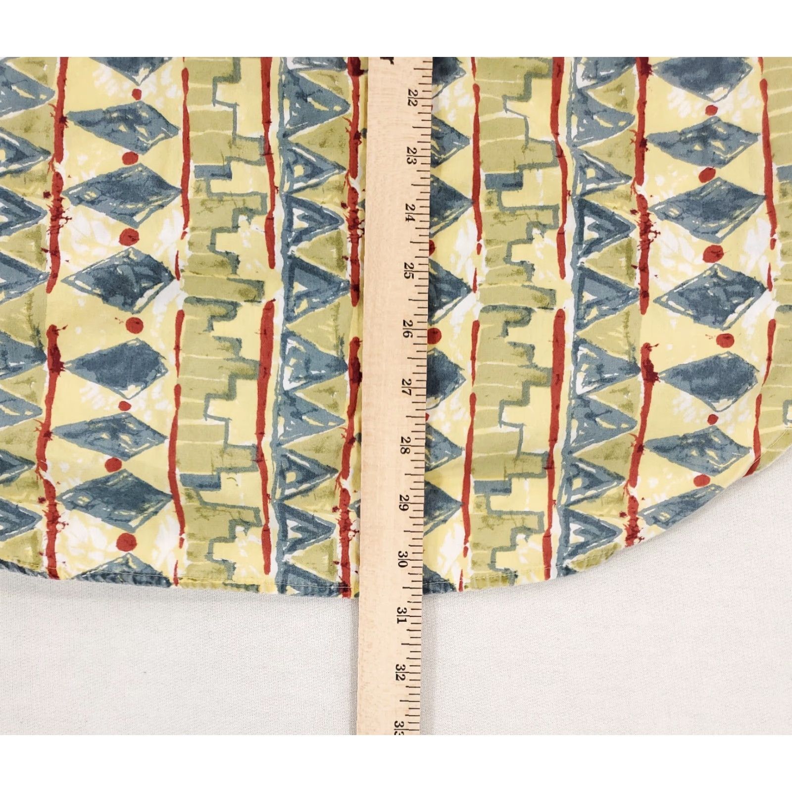 The Territory Ahead VINTAGE Territory Ahead 90s Shirt Batik Batique Yellow Mens XL Button-Up Long Sleeve Size US XL / EU 56 / 4 - 5 Thumbnail