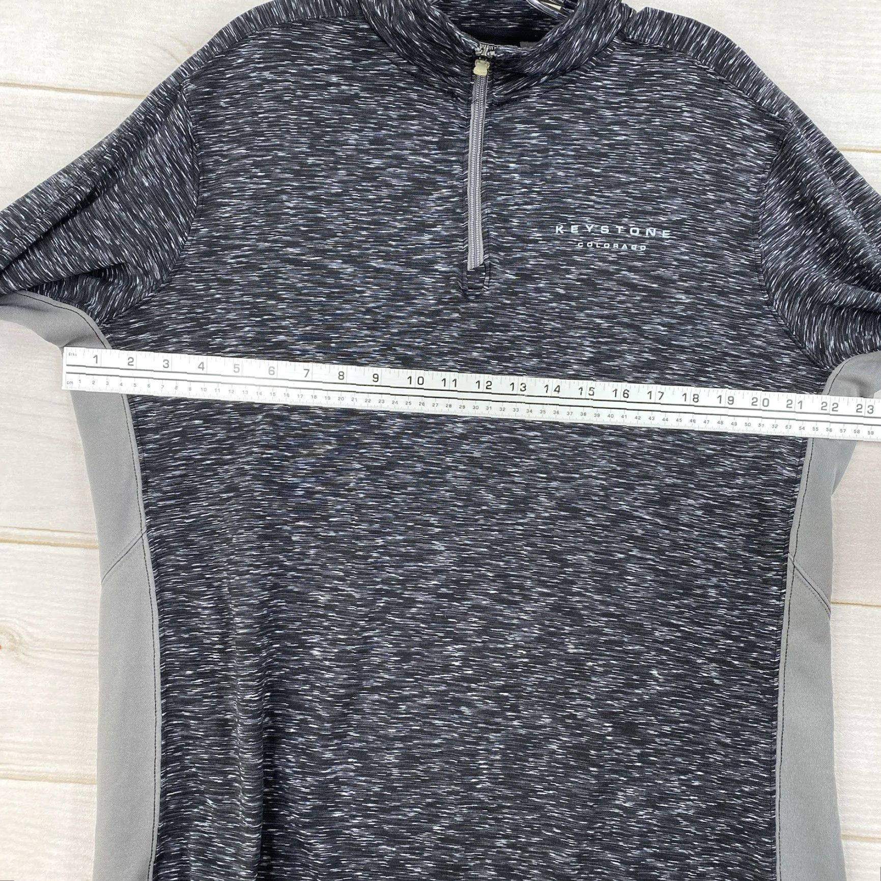CO VINTAGE Outfitter Trading Co Performance Jacket Top Unisex XL Gray Heather Keystone CO Size XL / US 12-14 / IT 48-50 - 6 Thumbnail
