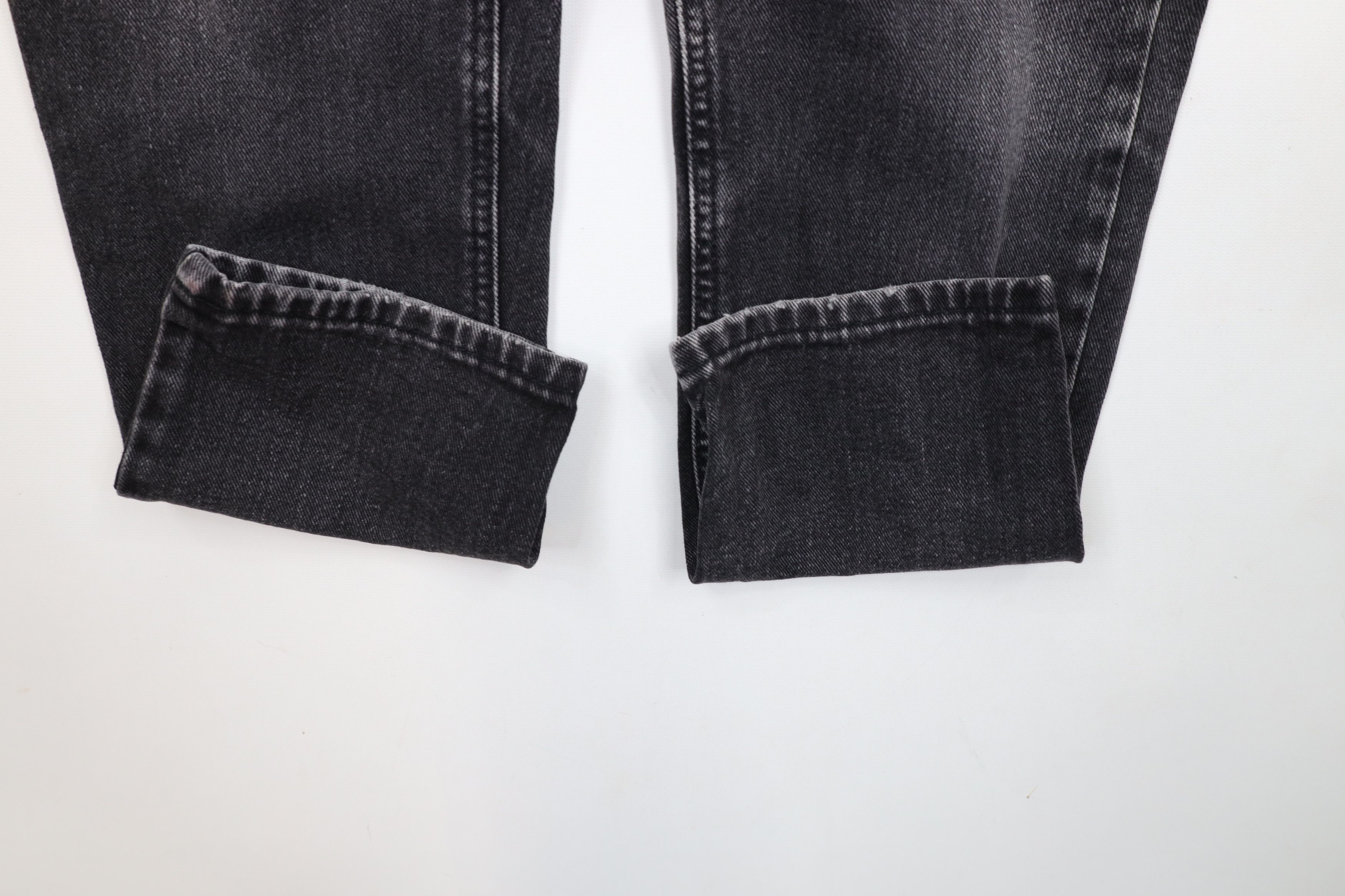Calvin Klein × Vintage Vintage 90s Calvin Klein Skinny Leg Denim Jeans Black AS IS Size 30" / US 8 / IT 44 - 5 Thumbnail