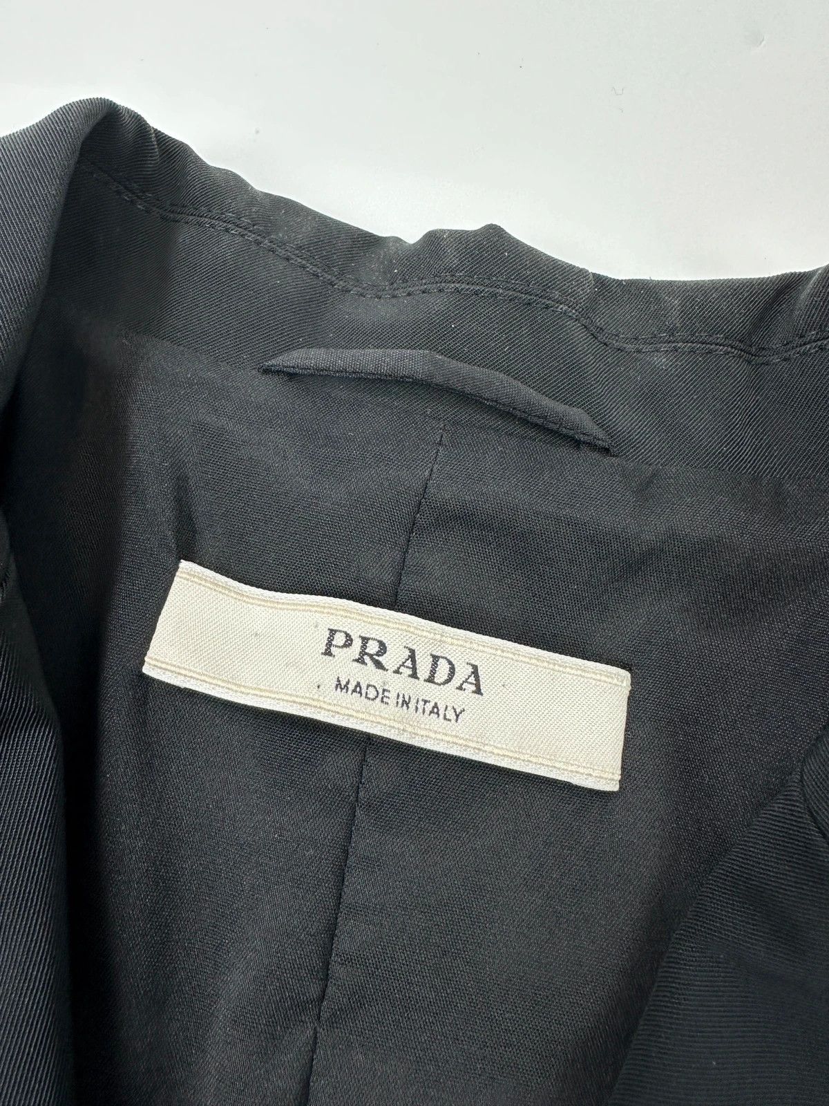 Prada Prada Milano SS2006 Black Elegant Blazer Jacket Size S / US 4 / IT 40 - 10 Thumbnail