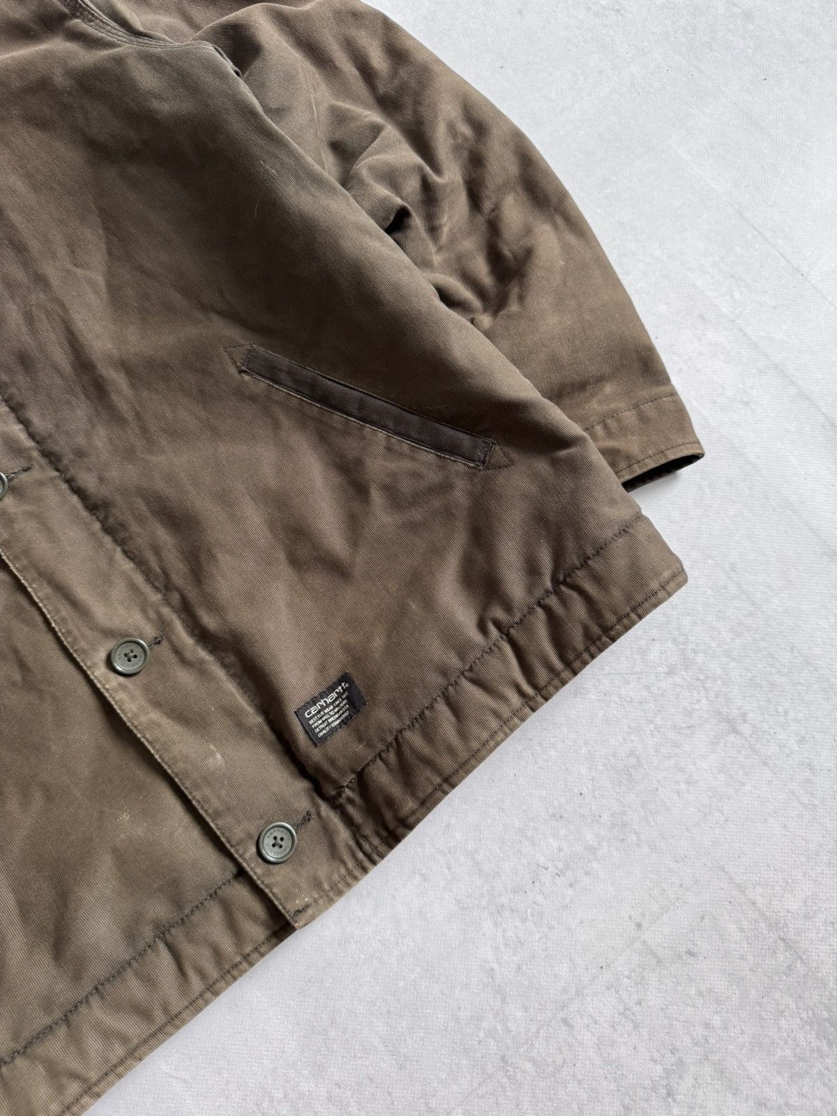 Carhartt Vintage Carhartt Sheffield Workwear Fleece Jacket Faded USA Size US M / EU 48-50 / 2 - 3 Thumbnail