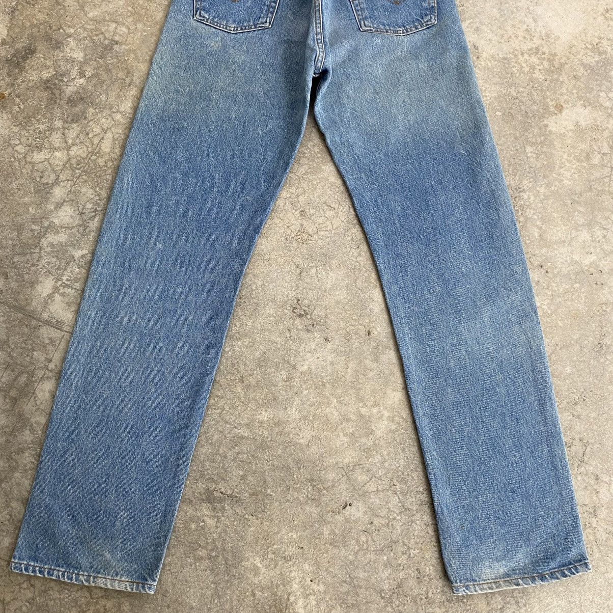 Levi's Vintage 80’s Levis 501 Faded Stonewashed Blue Jeans Size US 30 / EU 46 - 9 Thumbnail