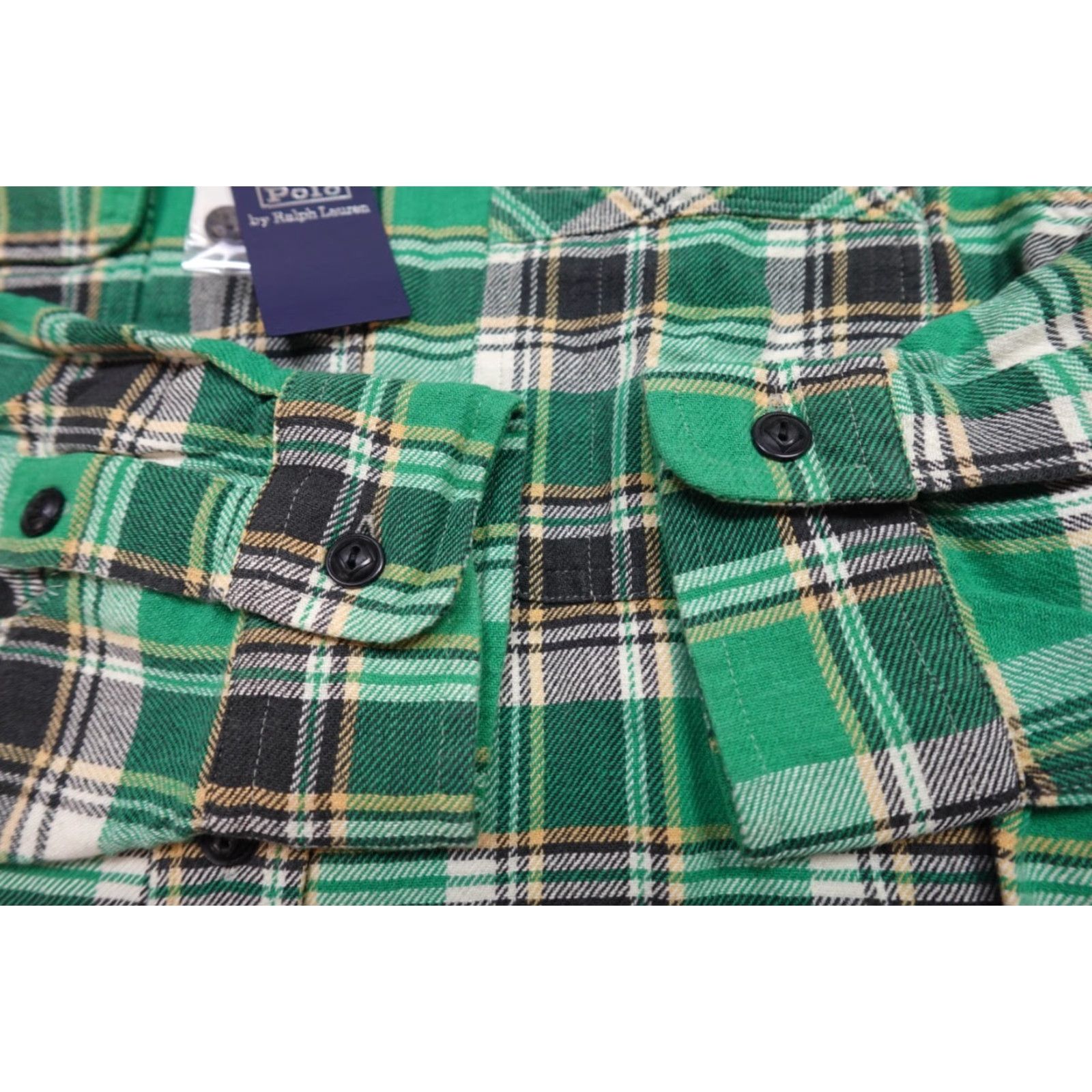 Polo Ralph Lauren Polo Ralph Lauren Button-Up Shirt Mens M Twill Green Plaid Chin Strap NEW Shirt Mens M Green Plaid Polo Ralph Lauren Button-Up 90s Outdoor Mens Size US M / EU 48-50 / 2 - 5 Thumbnail