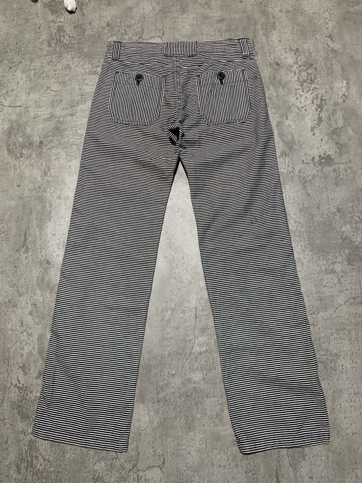 Johnbull Johnbull hickory striped loose work pants Size US 29 - 10 Thumbnail