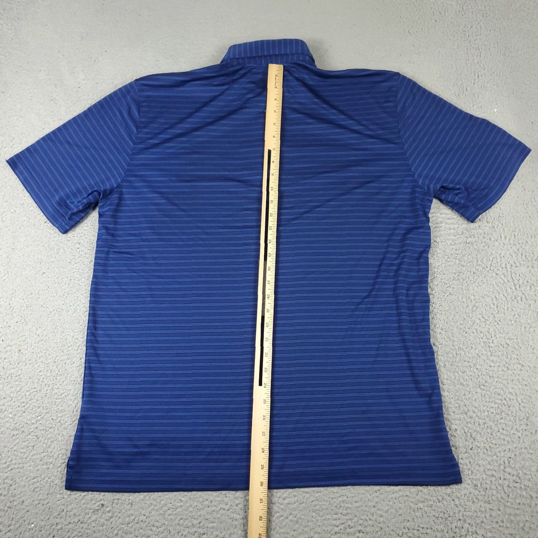 Vintage Greg Norman Polo Shirt Mens XL Blue Striped Shark Golf Casual Short Sleeve Size US XL / EU 56 / 4 - 4 Thumbnail