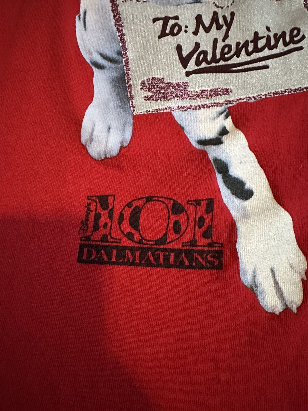 Disney 101 Dalmatians Valentines Day Vintage Shirt Size US L / EU 52-54 / 3 - 3 Thumbnail