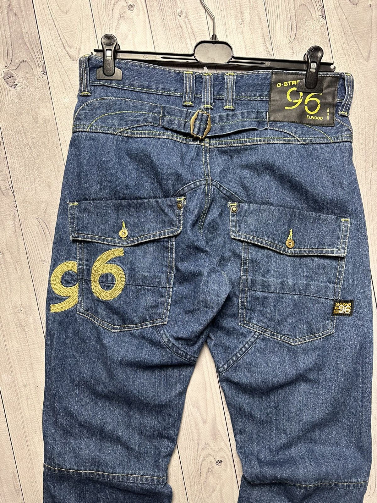 G-Star × Vintage Vintage Raw G-Star denim jeans size 30 rare pocket 96 logo Size US 30 / EU 46 - 2 Thumbnail