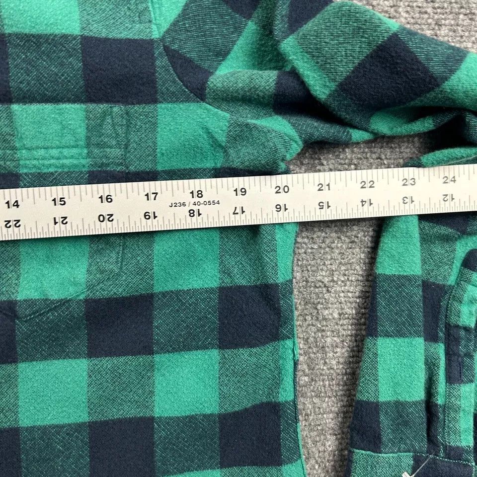 J.Crew J Crew Flannel Shirt Womens 8 Check Boy Pocket Cotton Wool Size M / US 6-8 / IT 42-44 - 5 Thumbnail