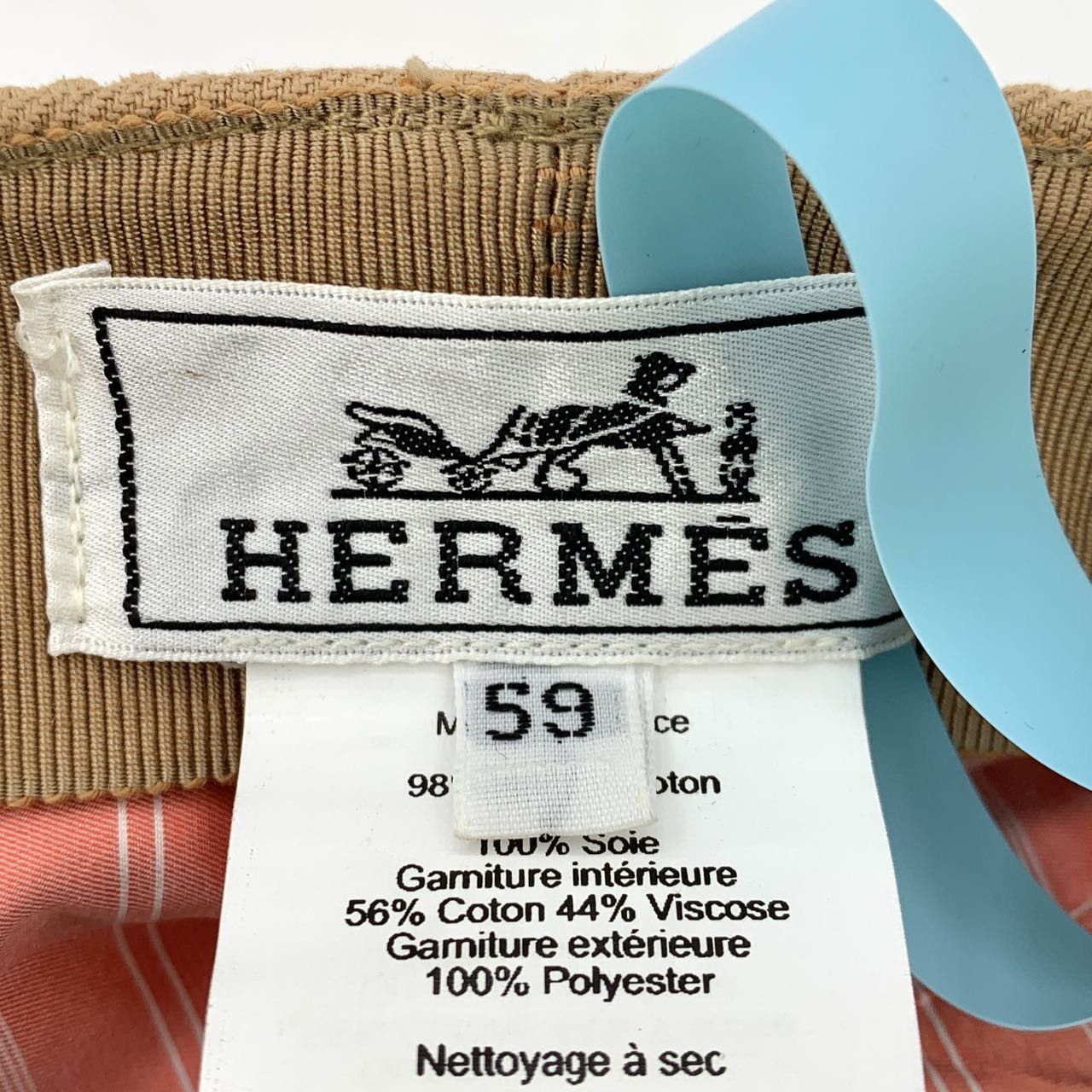 Hermes Hermès Cotton Embroidered Logo Cap – (Size 63cm) Size ONE SIZE - 2 Thumbnail