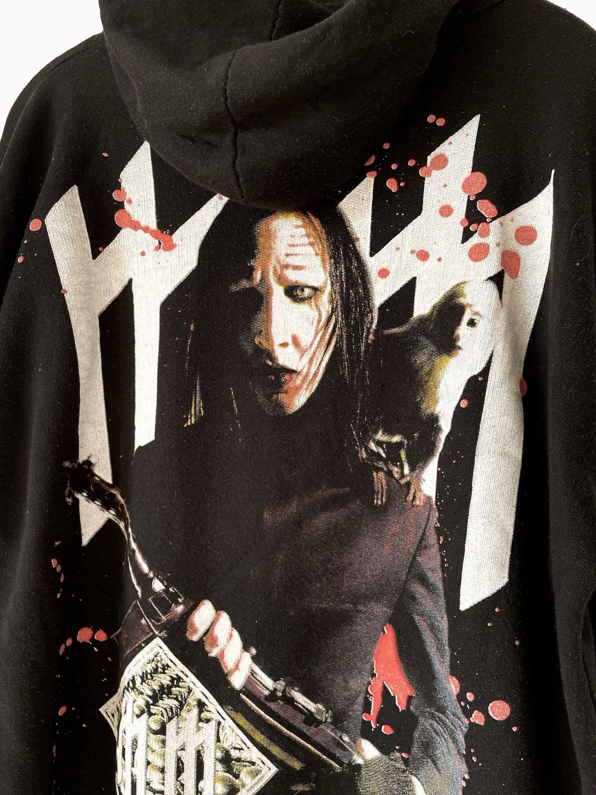 Marilyn Manson Vintage 2003 Marilyn Manson zipper Hoodie. Size US XL / EU 56 / 4 - 5 Thumbnail