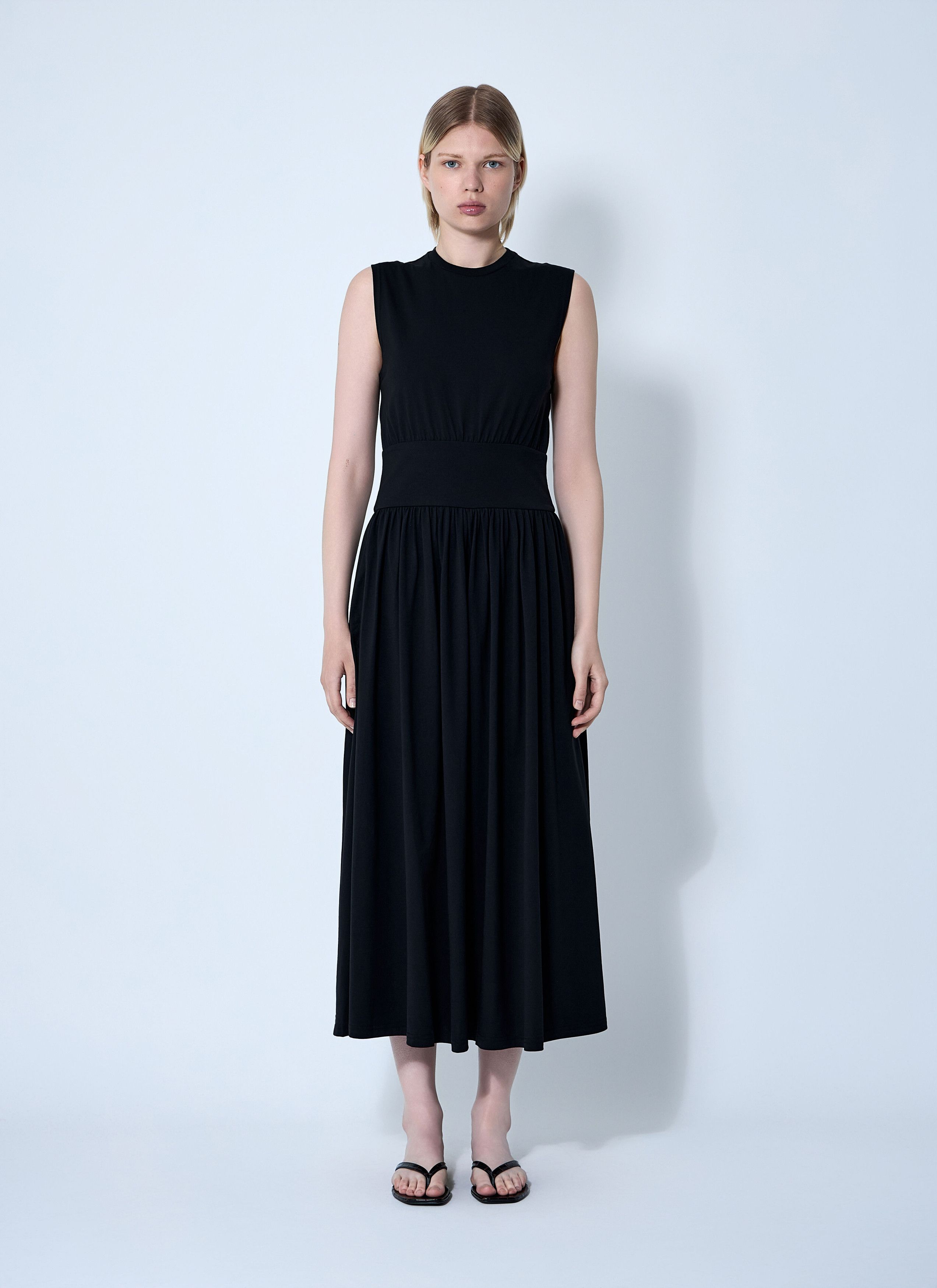 Toteme Sleeveless Cotton Tee Dress Size S / US 4 / IT 40 - 1 Thumbnail