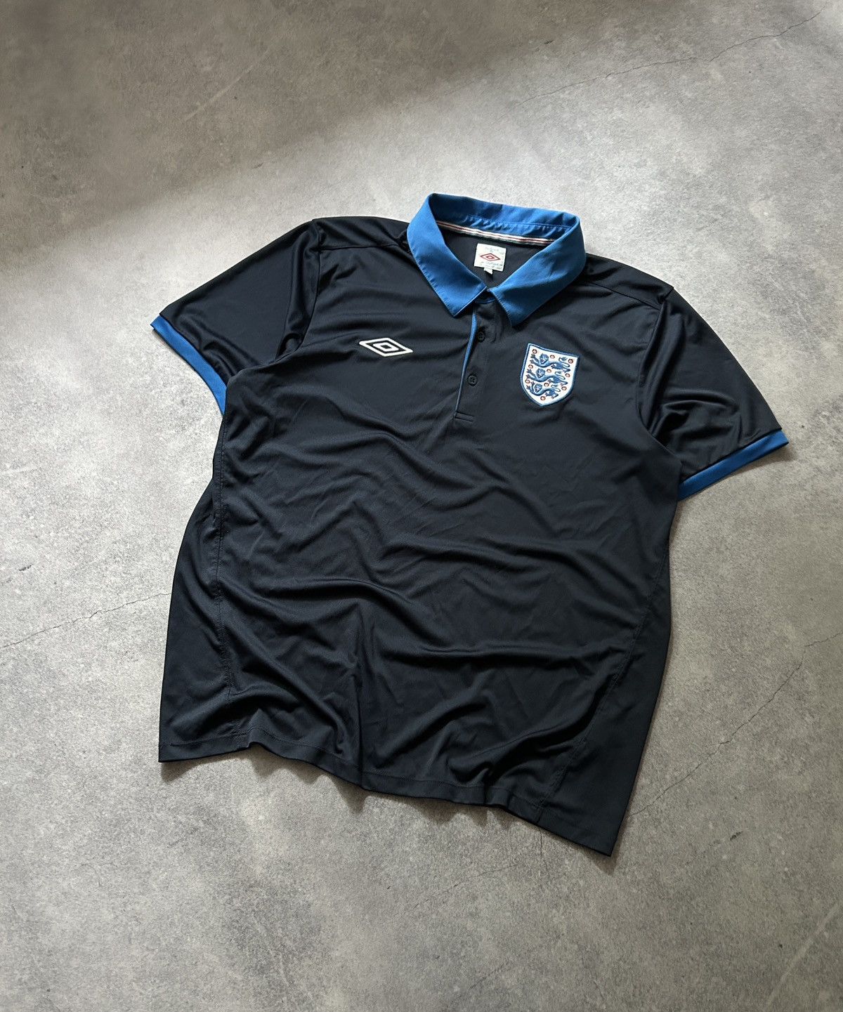 Umbro × Vintage Vintage Umbro x England 🏴󠁧󠁢󠁥󠁮󠁧󠁿 soccer polos jersey mens Size US XL / EU 56 / 4 - 1 Thumbnail