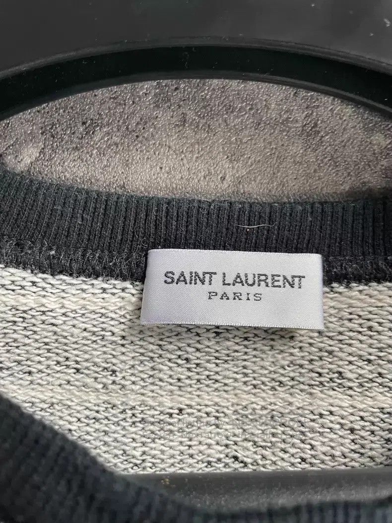 Saint Laurent Paris Saint Laurent Paris Black and White Striped Top Size US S / EU 44-46 / 1 - 4 Thumbnail