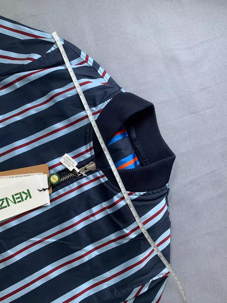 Kenzo KENZO Striped zip coat Size S / US 4 / IT 40 - 8 Thumbnail