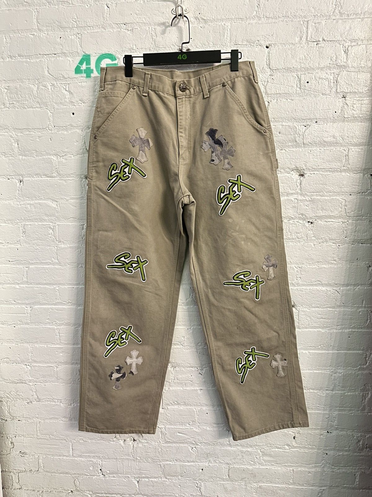 Chrome Hearts CHROME HEARTS SEX RECORDS CARHARTTS SZ34 Size US 34 / EU 50 - 1 Thumbnail