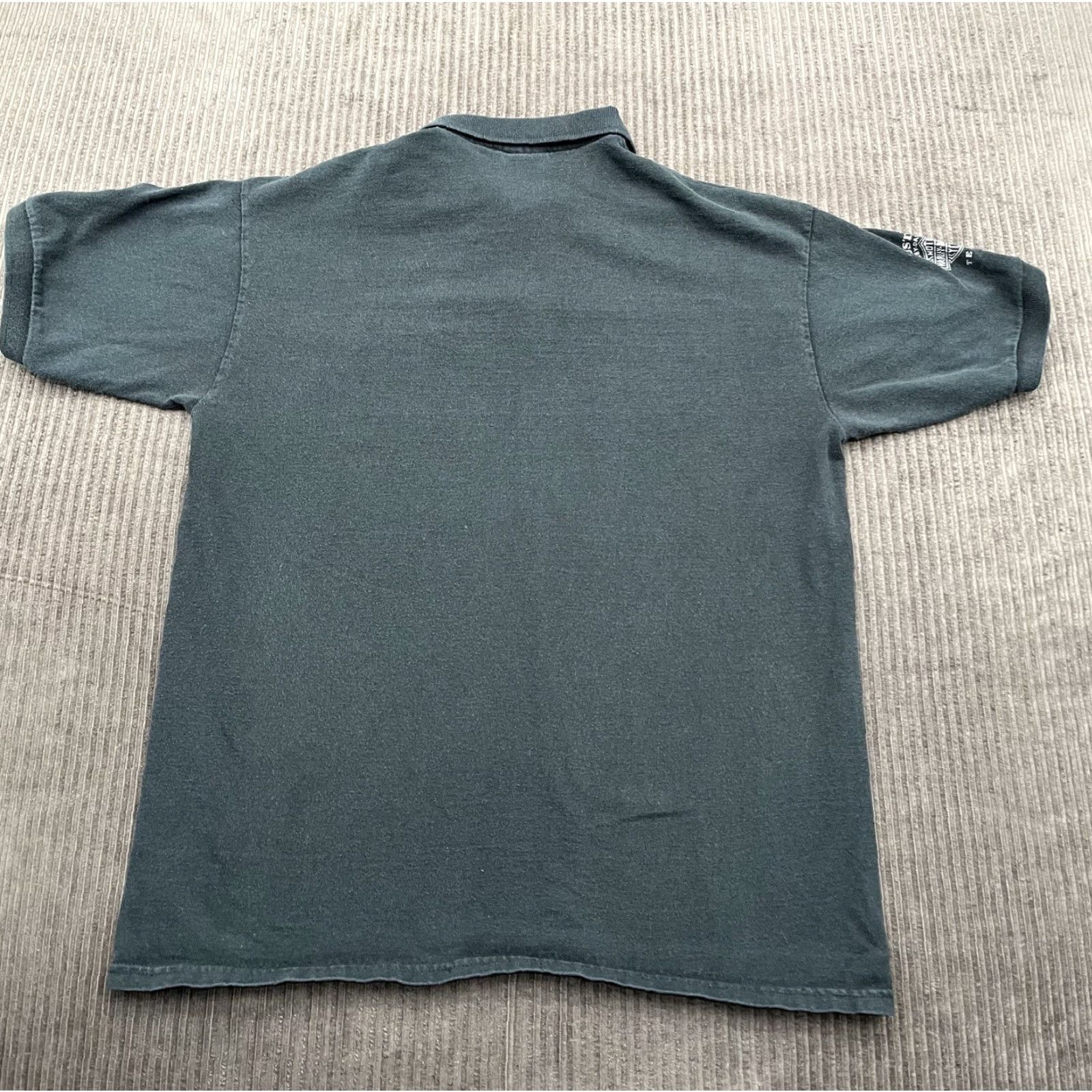 Harley Davidson VINTAGE Harley-Davidson Polo Shirt Men L Black Cotton Motorcycle Biker Shirt Size US L / EU 52-54 / 3 - 2 Thumbnail